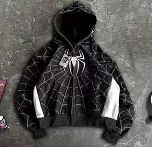 Felpa con Cappuccio Sportiva Casual <span class=keywords><strong>da</strong></span> Uomo Personalizzata di Alta Qualità con Stampa 3D in Rilievo, in Puro Cotone Terry, Essenziale per lo Streetwear - Product Image 2