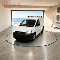 Plateforme rotative robuste télécommandée pour véhicules, idéale pour la photographie automobile en studio et les agences de test automobiles