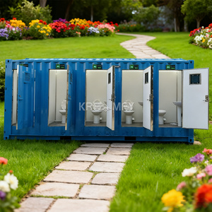 Washroom Portable Toilet Camping Outdoor Trailer With Shower Prefab Bathroom Wc - Product Image 1