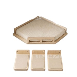 <b>Wooden</b> <b>Cat</b> Wall Shelf Set Corner Perch Anti Slip Pad For Small Medium <b>Cats</b> Pet Furniture - Product Image 5