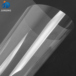 Dongguan antifog thermoforming food protective blister wrapping transparent sheet stretch pvc roll pet plastic film for packing