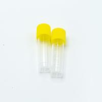 Yaohua 1,5-5 ml Cryovial en plastique PP transparent avec pipette manuelle et couvercle à vis, emballage individuel OEM pour usage en laboratoire
