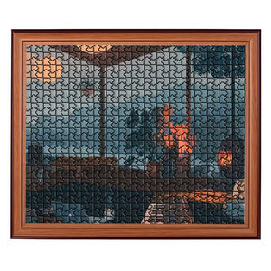 BOKESI <span class=keywords><strong>Fantastique</strong></span> beaux-arts Homme comique puzzles puzzle de pluie le plus difficile - Product Image 4