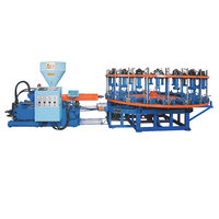 Haute qualité couleur unique automatique chaussure supérieure Machine de moulage par injection nouvel état PVC usine de fabrication noyau de moteur