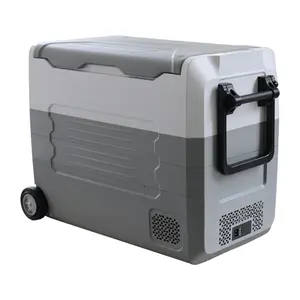 Grosir dometic kulkas freezer 12v-car fridges 12v 220v ac dc dometic portable mini freezer with compressor