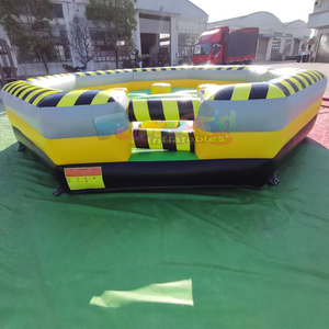 Outdoor carnival party interactive sports melting down <b>games</b> <b>inflatable</b> wipe out challenge - Product Image 4