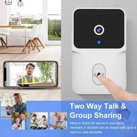Sonnette vidéo sans fil intelligente HD avec vision nocturne Surveillance à domicile Modules de caméra d'interphone vidéo Accès à la télécommande
