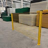 3D Driehoekig gebogen gelaste gaashekwerkpanelen, UV-bestendig, roestvrij, eenvoudig te monteren, milieuvriendelijk, geschikt voor boerderijen en snelwegen.