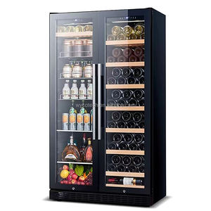 Cantinetta Elettrica Professionale in Acciaio Inox, Capacità 350L, Frigorifero con Porta in Vetro per Uso Domestico e Alberghiero - Product Image 5