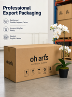 OH Vente en gros – Orchidée Phalaenopsis artificielle effet naturel, résistante aux UV et aux intempéries, pour la décoration d'hôtels, villas et jardins