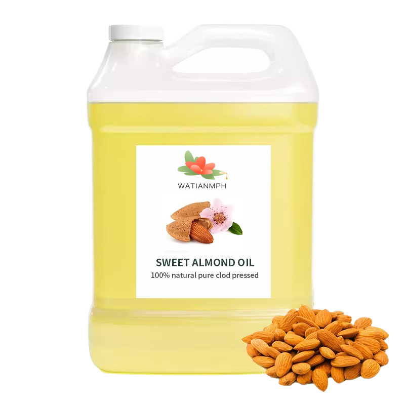 Top Grade 100% Natural Cold Pressed Sweet Almond Carrier Skin Oil Moisturizing Lightening Wholesale Essential Oil Aromaaz by AROMAAZ INTERNATIONAL PRIVATE LIMITED