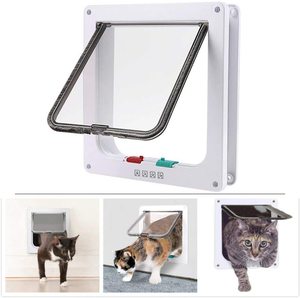 Vente chaude résistant aux intempéries magnétique 4 voies serrure Pet chat rabat <span class=keywords><strong>porte</strong></span> pour chats et chiens - Product Image 4