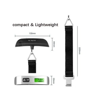 50KGS पोर्टेबल सामान पैमाने डिजिटल एलसीडी डिस्प्ले मिनी इलेक्ट्रॉनिक हाथ में पैमाने - Product Image 6