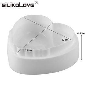 Lãng mạn handmade tim Mousse khuôn mẫu cho ngày Valentine cấp thực phẩm Silicone khuôn bánh - Product Image 3