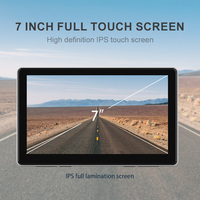 Écran tactile universel pour voiture Lecteur portable sans fil 4K Carplay DVR Écran d'affichage 7 pouces pour voiture