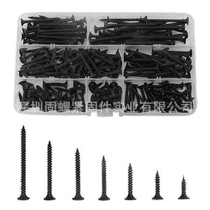 Black Hardened Countersunk Wood Screws M3.5 Class 8.8 Carbon Steel Coarse Thread For Drywall And Plasterboard Fixing - Product Image 5
