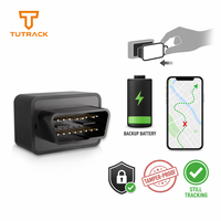 Traceur GPS OBD 4G Plug & Play avec batterie de secours pour suivi continu en cas de panne de courant, GPS BDS LBS, géolocalisation et antivol pour véhicule