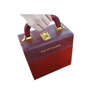 Tùy chỉnh cao cấp PU Vali sang trọng hộp du lịch da ban nhạc chủ hiển thị trường hợp mang theo với xử lý - Product Image 6