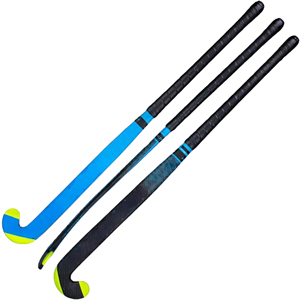 Palos de Hockey sobre Césped para Jóvenes, de Alta Calidad, Profesionales, Personalizados, 100% Fibra de Carbono y Compuesto de Vidrio, Ligeros, para Diestros - Product Image 1