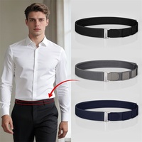 Ceinture de maintien de chemise unisexe réglable de qualité supérieure, support de chemise élastique antidérapant, attaches de chemise pour hommes et femmes pour occasions formelles et mariages