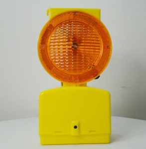 Barrera de Tráfico Vial al por Mayor con Luz LED Solar Intermitente de Advertencia y Cono de Seguridad - Product Image 1