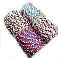 Cordon en corde tressée creuse bio de 3mm, 4mm, 5mm, 6mm en nylon, polyester et coton pour emballage, macramé et cordon de serrage de panier - Vente en gros