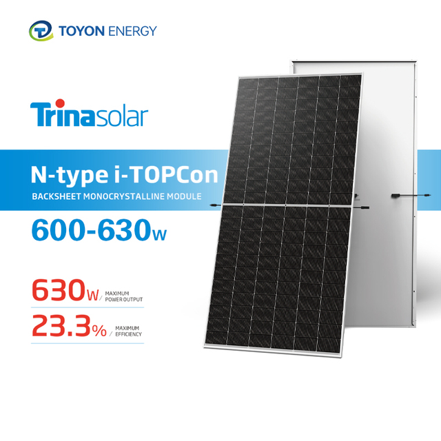 Trina Eu Warehouse Complete Solar Panel Kit N Type Topcon 600W 605W 610W 615W 620W 625W 630W for Home Use