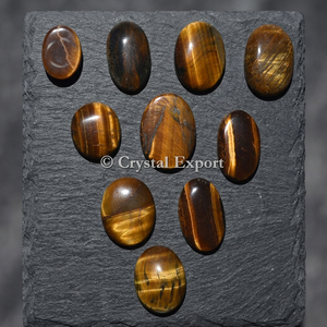 Natural Agate Oval Cut Cabochons Polished with Radiation Treatment for Jewelry Making - Product Image 2