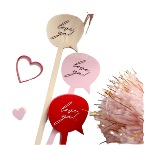 Adhesivo en forma de corazón personalizado, agitador de bebidas para decoraciones de fiesta de San Valentín transfronterizas para bares y eventos - Product Image 6