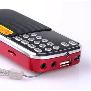 Radio Digitale Professionale AM/FM Bidirezionale con Microfono Integrato, Altoparlante USB, Supporto Scheda TF, Compatibile con Computer, Lettore <span class=keywords><strong>MP3</strong></span> - Modello L-088AM - Product Image 3