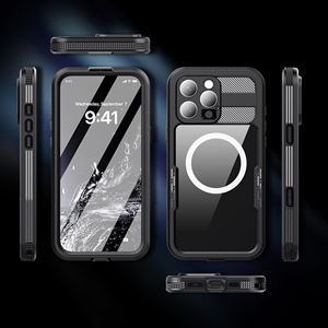 เคสกันกระแทก 360 องศา แบบแม่เหล็ก สำหรับ iPhone 16 Pro Max 17Pro S24 S25 S26 Ultra S25 <span class=keywords><strong>FE</strong></span> A55 A56 เคส <span class=keywords><strong>IP68</strong></span> กันน้ำ - Product Image 4