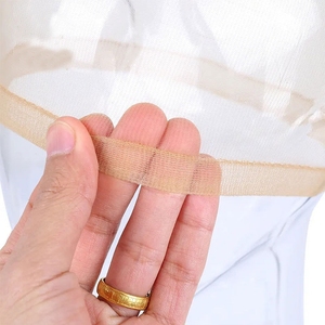 Chất Lượng Cao 2 Pcs HD Tóc Giả Cap Vô Hình Siêu Mỏng Đàn Hồi Lưới Cap Độ Nét Cao Sheer Stocking Tóc Giả Cap - Product Image 5