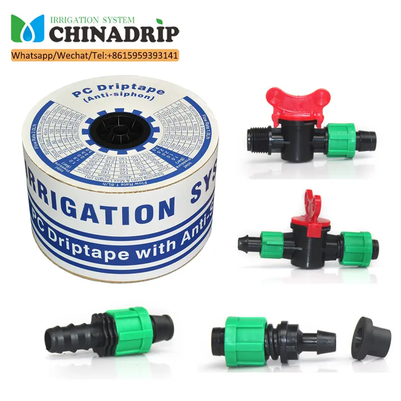 Chinadrip Irrigatie Supply Pc Drip Tape Voor Boerderij En Tuin Druppelirrigatie Systeem