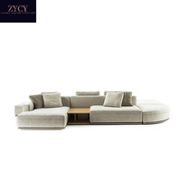 Italienisches High-End-Luxus-Modular sofa für große Haushalte Villen Hotels-Neues OEM/ODM-Schwamm material aus Stoff-für Wohnzimmer