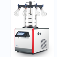 Équipement de lyophilisation de petite taille SJ-10N-60 pour laboratoires ou hôpitaux avec pompe, composants principaux du PLC, lyophilisateur sous vide à un prix avantageux