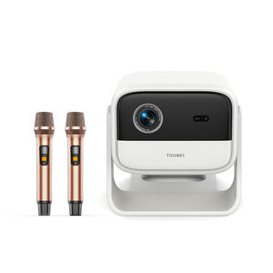 Proyector de Cine en Casa Portátil 5G Compatible con <span class=keywords><strong>Netflix</strong></span>/YouTube/Google TV 4K DLP 1080P Android 11 Karaoke Batería Integrada S7 - Product Image 1