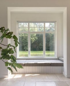 <span class=keywords><strong>Baie</strong></span> <span class=keywords><strong>vitrée</strong></span> confortable avec banc de fenêtre, fenêtre à battants sur mesure pour maison et hôtel modernes - Product Image 2