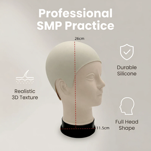 Piel <span class=keywords><strong>de</strong></span> Práctica 5D 3D para Cuero Cabelludo, Piel <span class=keywords><strong>de</strong></span> Ejercicio <span class=keywords><strong>de</strong></span> Cuero para Micropigmentación Capilar y Entrenamiento <span class=keywords><strong>de</strong></span> Tatuaje Capilar - Product Image 2