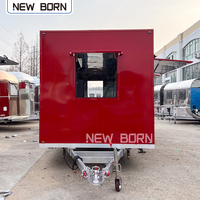 Remorque de restauration BBQ, Food Truck BBQ, Grill BBQ, Remorque de restauration de rue, Food Truck de rue, Chariot de restauration de rue, Chariot de snacks, Vente ambulante
