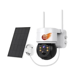 1080p 2MP ICSEE solar PIR 360 senza fili Web Ptz esterno 4G solare Ip Wifi telecamera di sicurezza sistema Cctv telecamera di rete