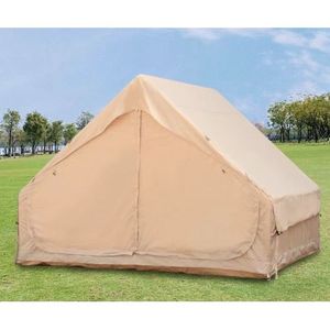 OE HOME Inflatable Foldable Glamping Tent with Pump 4-6 Persons 4-Season Water Resistant Oxford Fabric 12 <b>Mesh</b> <b>Window</b> - Product Image 5