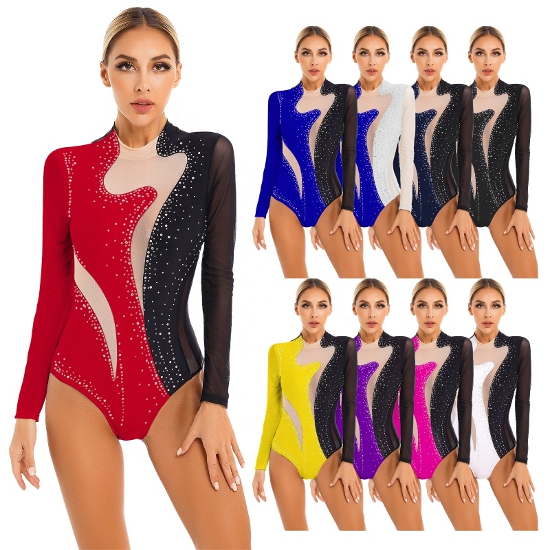 Body Homme T-shirt Manches Longues De Noir Femme AXELYS Patinage Artistique