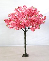 Kit de table artificiel en toile imperméable et duveteuse pour mariage, centre de table arbre à fleurs de cerisier violettes sans fleurs