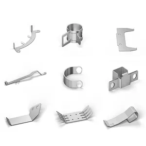 Servicio de estampación de acero OEM, productos de estampación de Metal de hoja de cobre, accesorios de Hardware, pieza de Metal de estampado pequeño