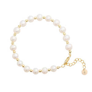 Simple Design Natural Freshwater Pearl Bracelet for <b>Girlfriend</b> - Product Image 1