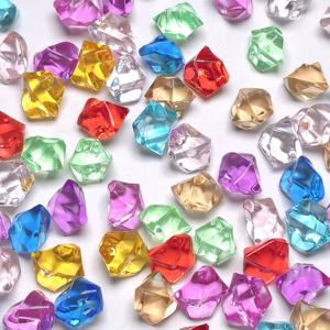 Разноцветные акриловые хрустальные ледяные камни, пластиковые камни, камни, горный хрусталь, ваза, наполнители, Свадебный дисплей, Набор для изготовления масленки для девочек - Product Image 4