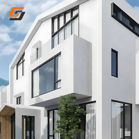 Fenêtres à battants en aluminium modernes GS, anti-effraction, avec grille anti-effraction