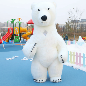 Gấu trúc khổng lồ bơm hơi Kolar Bear dài 9cm, đồ chơi nhồi bông cỡ người lớn, trang phục <span class=keywords><strong>mascot</strong></span> gấu trúc bơm hơi, có sẵn hàng - Product Image 4