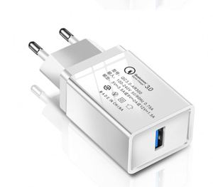 QC3.0 เครื่องชาร์จแบบชาร์จเร็ว 5V3A เครื่องชาร์จ USB แบบชาร์จเร็ว มีหลายสีให้เลือกสำหรับแอปเปิล แอนดรอยด์ - Product Image 5