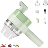 Mini hachoir manuel pour aliments, hachoir à légumes, hachoir à viande, lames en acier inoxydable